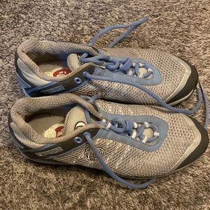 PEARL IZIMU EUC Blue/Grey Size 38 Spin/Cycling shoes with SPD cleats